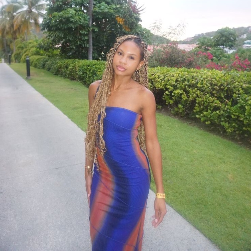 Aura maxi dress